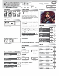 Document preview: D&d Dwarf Slayer Character Sheet