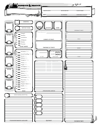 Document preview: D&d Undead Character Sheet
