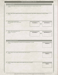 Legend of the Five Rings Character Sheet - Twenty Questions Worksheet, Page 2