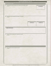 Legend of the Five Rings Character Sheet - Twenty Questions Worksheet, Page 4