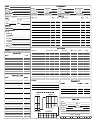 Shadowrun 4th Edition Character Sheets, Page 11
