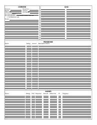Shadowrun 4th Edition Character Sheets, Page 25