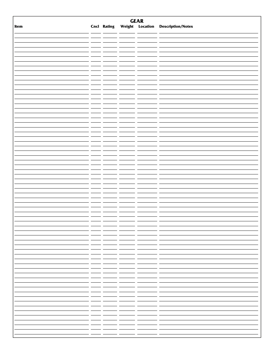 Shadowrun 4th Edition Character Sheets, Page 31