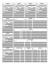 Shadowrun 4th Edition Character Sheets, Page 33