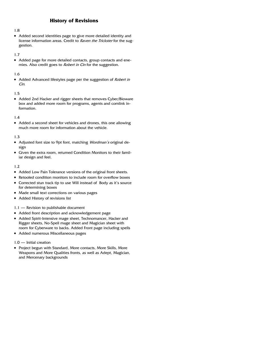 Shadowrun 4th Edition Character Sheets, Page 39