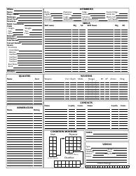 Shadowrun 4th Edition Character Sheets, Page 9