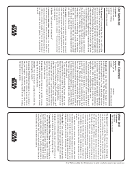 Star Wars Roleplaying Game Character Template, Page 11