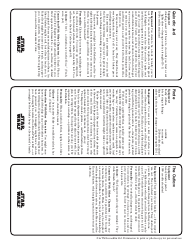 Star Wars Roleplaying Game Character Template, Page 13