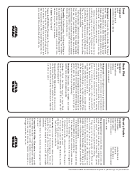 Star Wars Roleplaying Game Character Template, Page 5