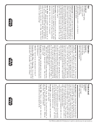 Star Wars Roleplaying Game Character Template, Page 7