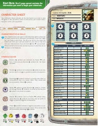 Star Wars Age of Rebellion Warrior Pon Character Sheet, Page 2
