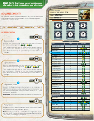 Star Wars Age of Rebellion Warrior Pon Character Sheet, Page 4