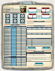 Star Wars Age of Rebellion Warrior Pon Character Sheet, Page 6