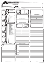 Document preview: Dungeons & Dragons Character Sheet (German)
