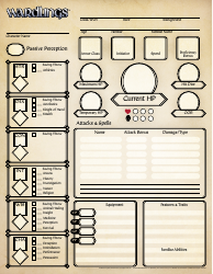 Free Character Sheet Templates - Customize, Download & Print PDF ...