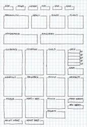 D&amp;d Character Sheet - Graph Paper, Page 2