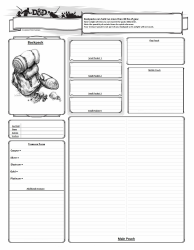 Document preview: D&d Backpack Inventory Sheet