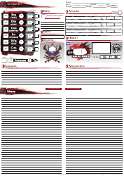Dungeons &amp; Dragons Character Sheet - Red Dragon Design, Page 5