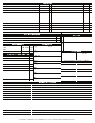 D&amp;d 3.5e Character Sheet, Page 2