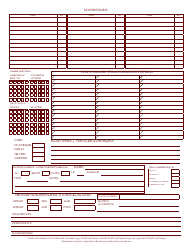 Castles &amp; Crusades Official Character Sheet, Page 2