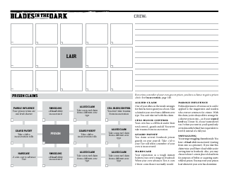 Blades in the Dark Character Sheets, Page 20