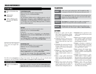 Blades in the Dark Character Sheets, Page 26