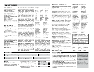 Blades in the Dark Character Sheets, Page 28