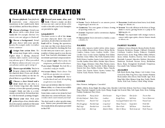 Blades in the Dark Character Sheets, Page 2