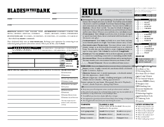 Blades in the Dark Character Sheets, Page 31