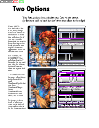 Pathfinder Character Sheet With Animal Companion Trading Card, Page 6