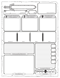 D&amp;d 5e Character Sheet for Call to Adventure Epic Origins, Page 2