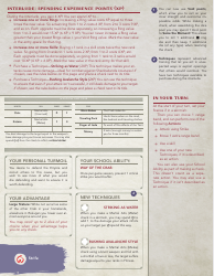 Legend of the Five Rings Hida Sugi Character Sheet, Page 7