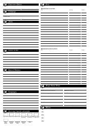 D&amp;d Character Sheet, Page 2
