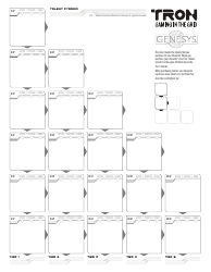 Tron Role Playing Game Character Sheet, Page 3