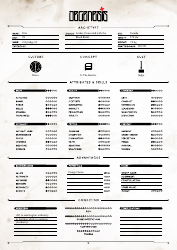 Document preview: Degenesis Characters Sheets - Harm's Way