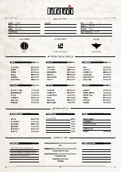 Degenesis Characters Sheets - Harm&#039;s Way, Page 3