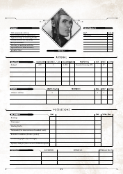 Degenesis Characters Sheets - Harm&#039;s Way, Page 8