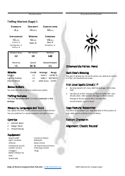 Free DnD Character Sheet Templates - Customize, Download &amp; Print PDF | Templateroller