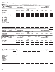 Rolemaster Character Sheet, Page 10