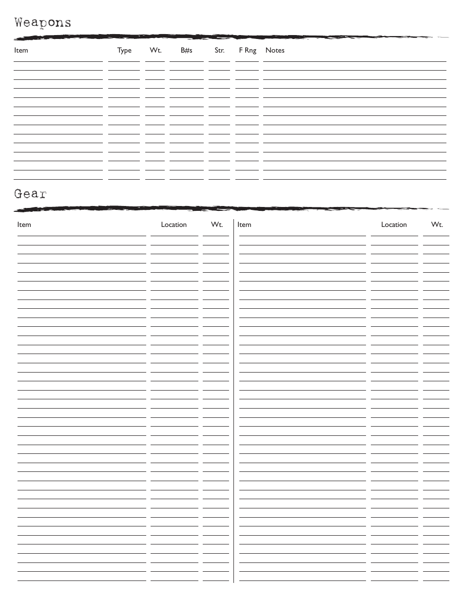 Rolemaster Character Sheet Download Printable PDF | Templateroller