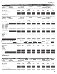 Rolemaster Character Sheet, Page 9