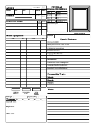 D&amp;d 5.0e Character Sheet, Page 2