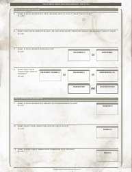 Legend of the Five Rings Character Worksheet - Path of Waves, Page 2