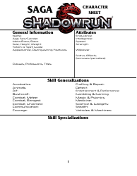 Shadowrun 6 Character Sheet