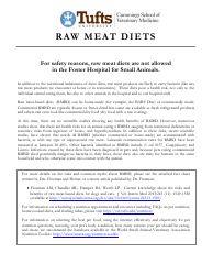 Raw Meat Diets