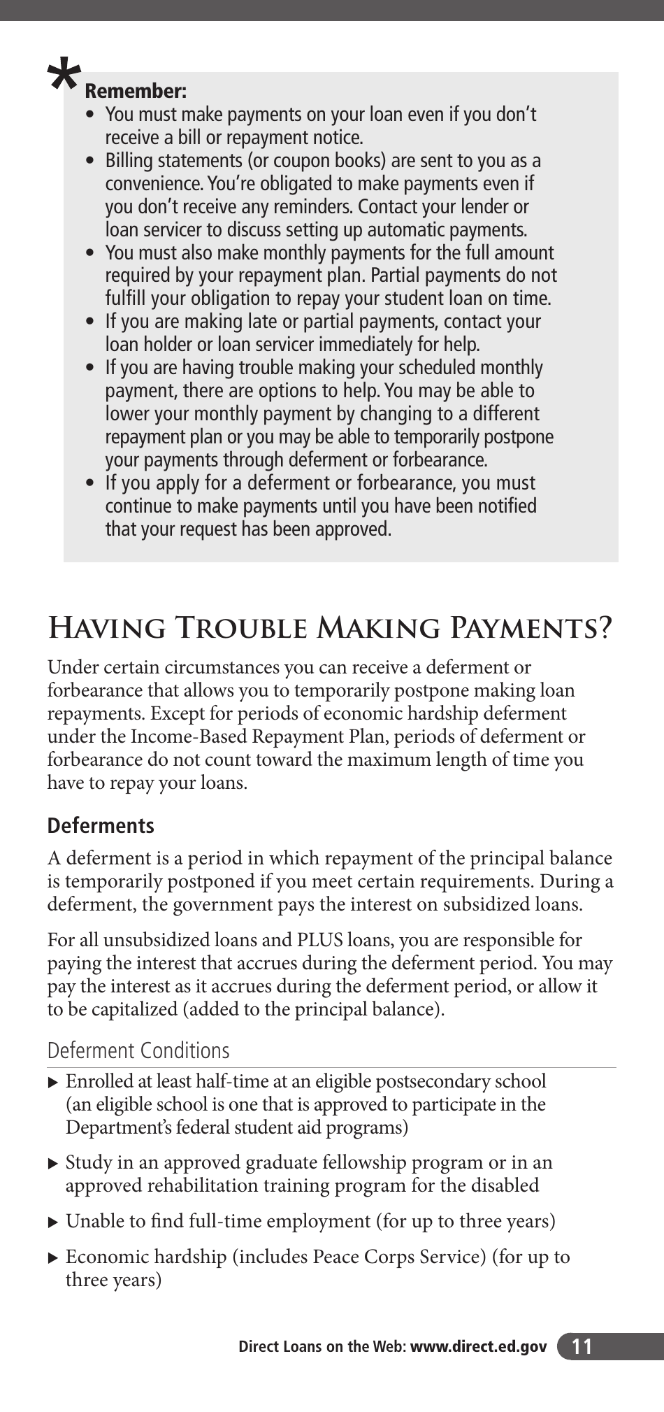 Exit Counseling Guide for Federal Student Loan Borrowers, Page 15