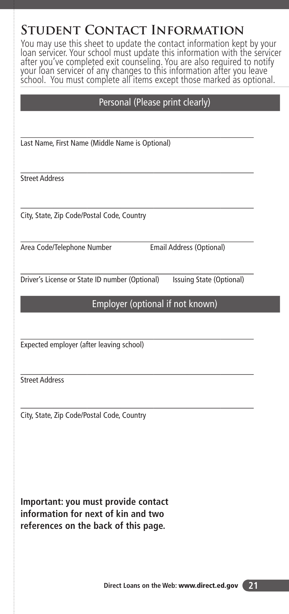 Exit Counseling Guide for Federal Student Loan Borrowers, Page 25