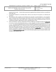 Form FM-1056 Order Appointing Child Custody Evaluator (Family Court Services) - County of Santa Clara, California, Page 3