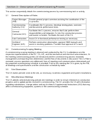 Commissioning Summary Template - City of Austin, Texas, Page 2