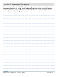 Commissioning Summary Template - City of Austin, Texas, Page 5